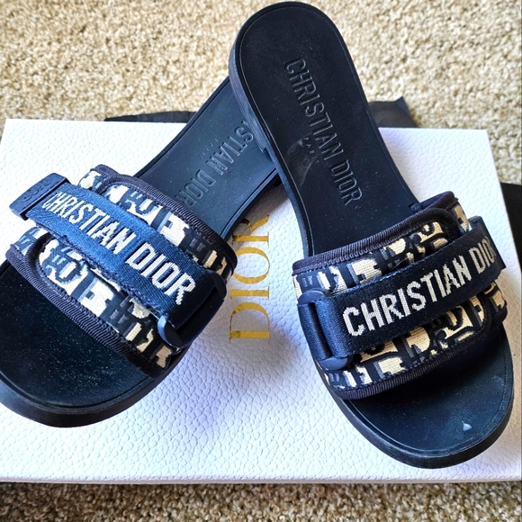 Dior Shoes - DIOR OBLIQUE NYLON SANDALS